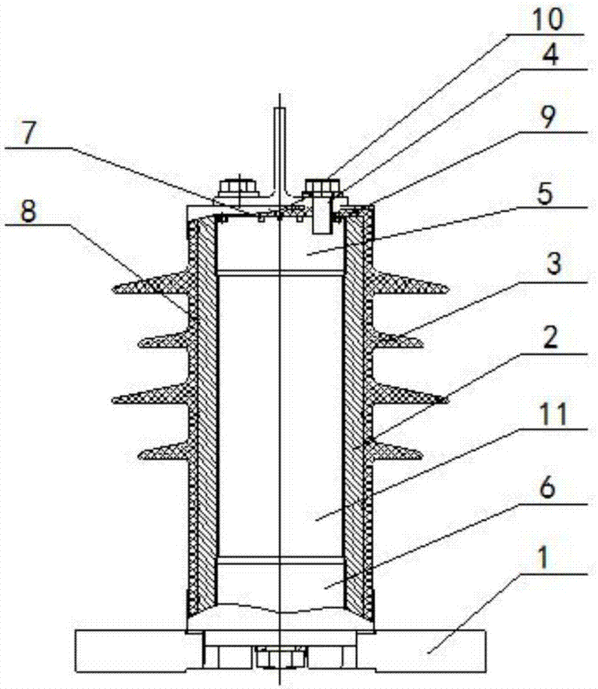 一种高密封度避雷器结构的制作方法