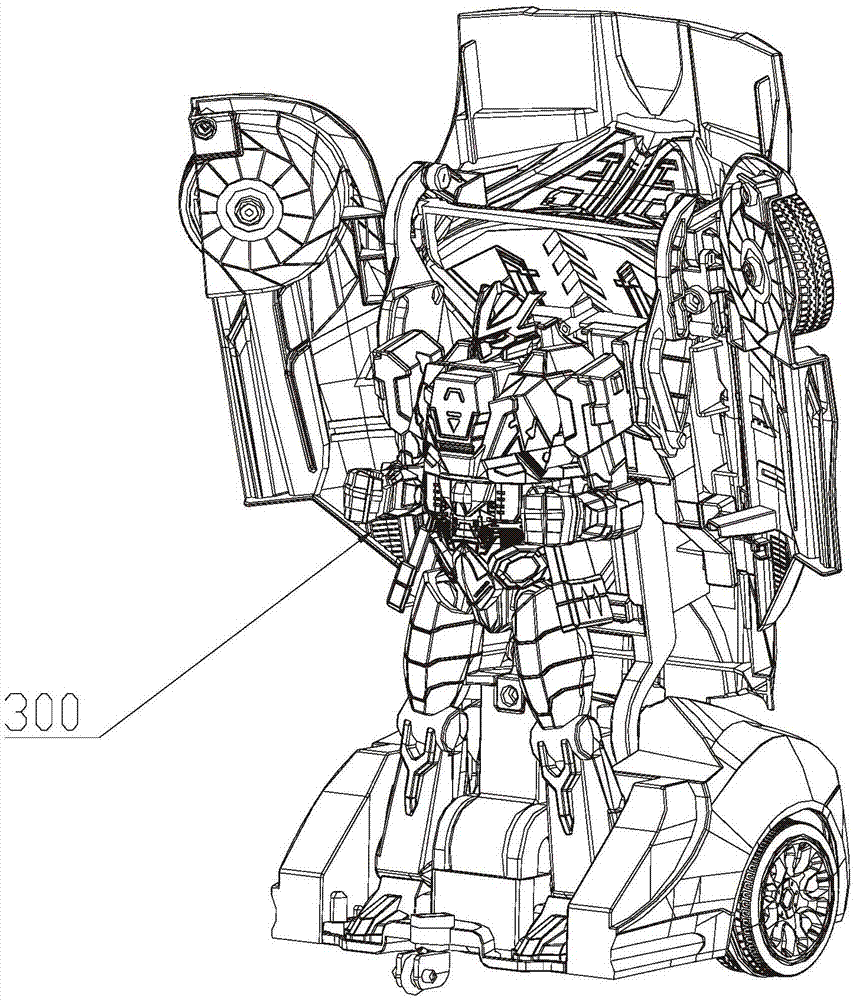 一种拳击格斗变形机器人玩具车的制作方法