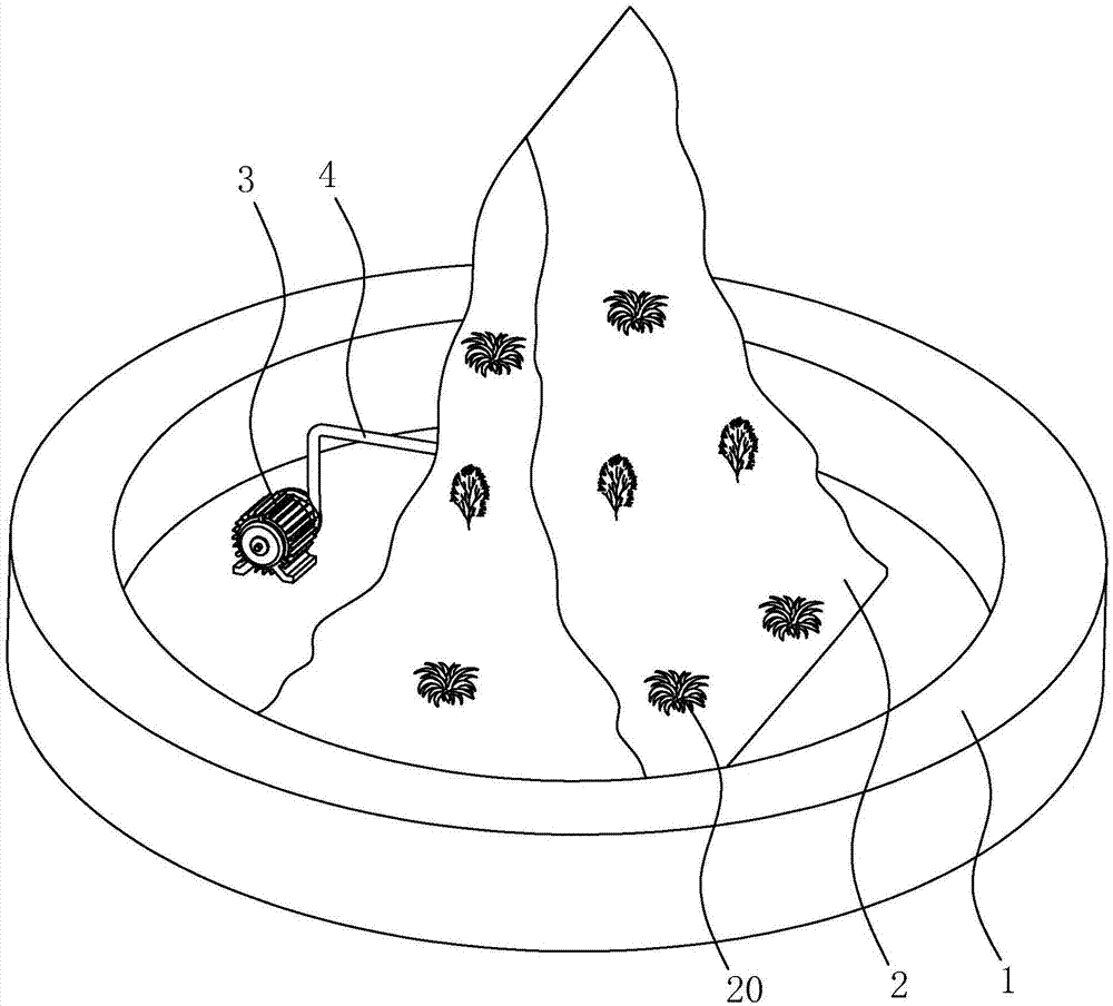 一种假山景观的水循环装置的制作方法