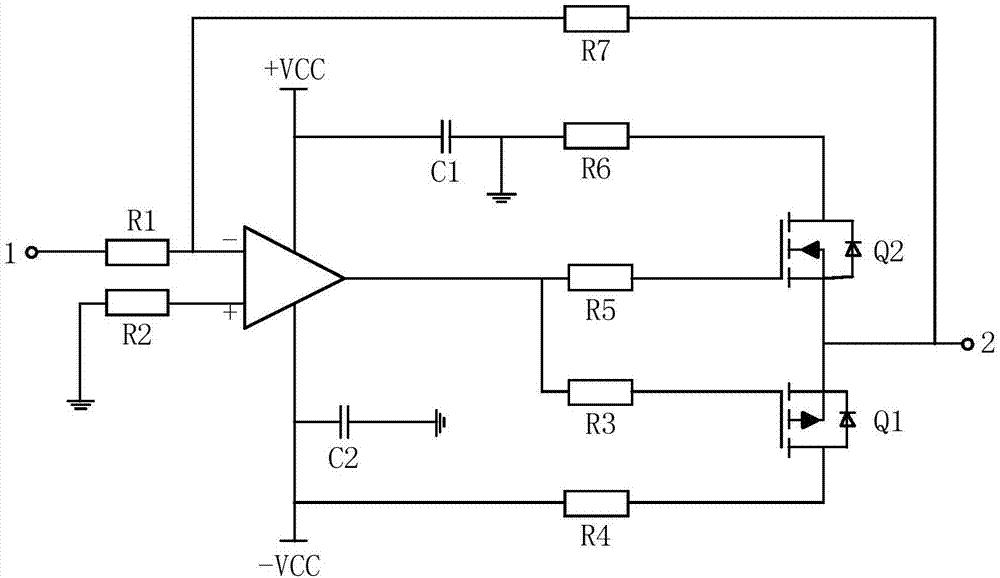 雙向電流自適應功率放大器偏置電路的製作方法