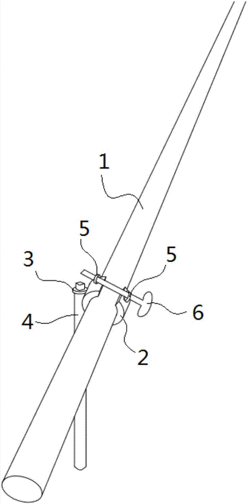 一种鱼竿支架的制作方法