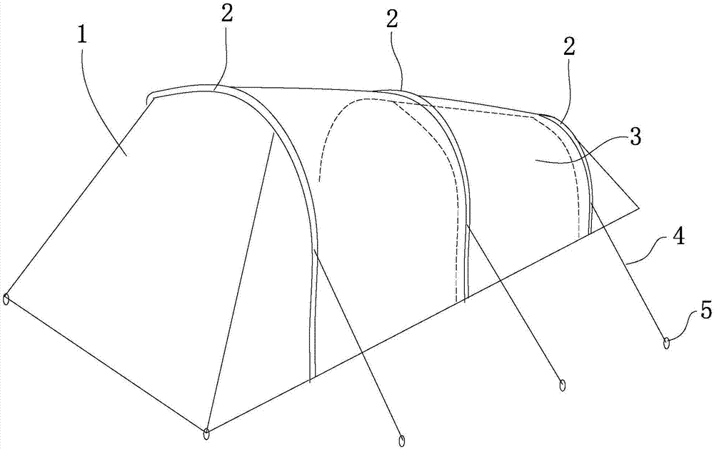 一種大型野營帳篷的製作方法