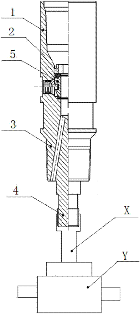 抽油杆防脱防喷装置的制作方法