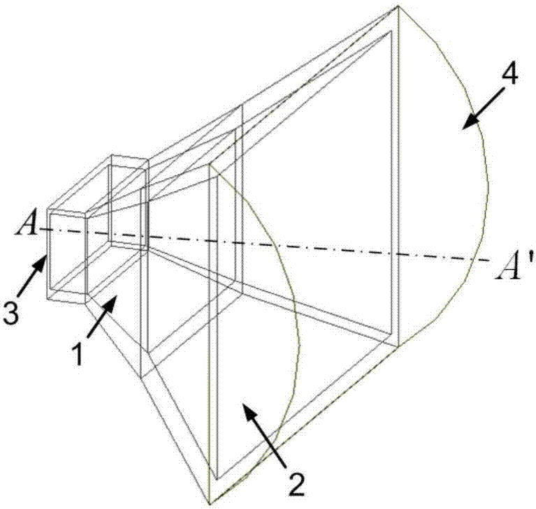强电磁波角锥喇叭天线的制作方法