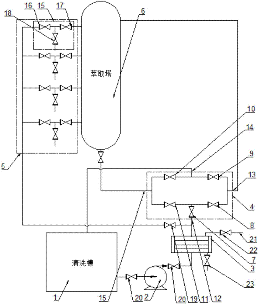 溼法磷酸萃取塔的清洗裝置的製作方法