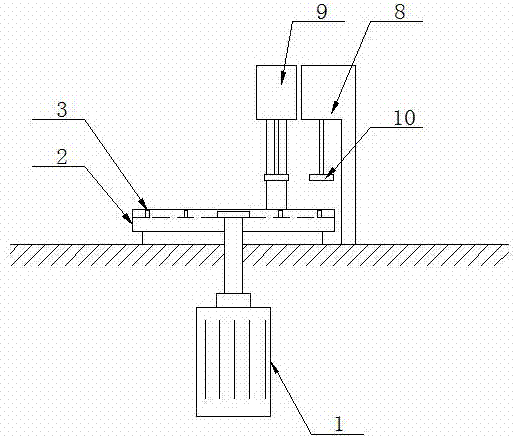 旋转环部件检测装配结构的制作方法