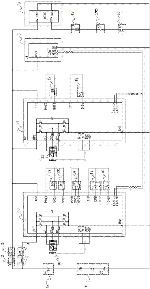 叉车线束图纸图片