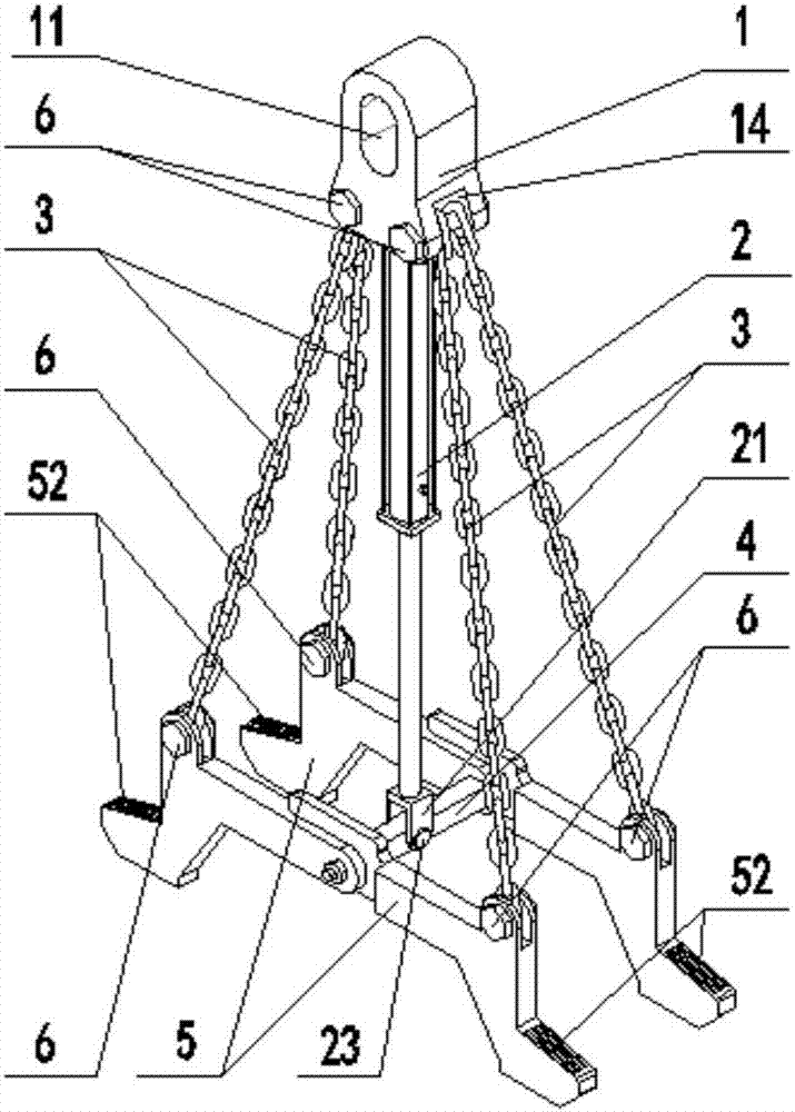 一种矿用刮板输送机溜槽起吊装置的制作方法