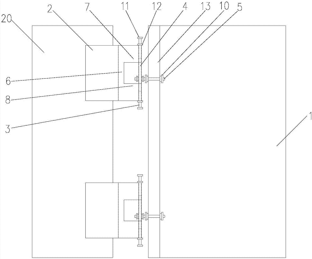 具有调节门本体位置的功能的门结构的制作方法