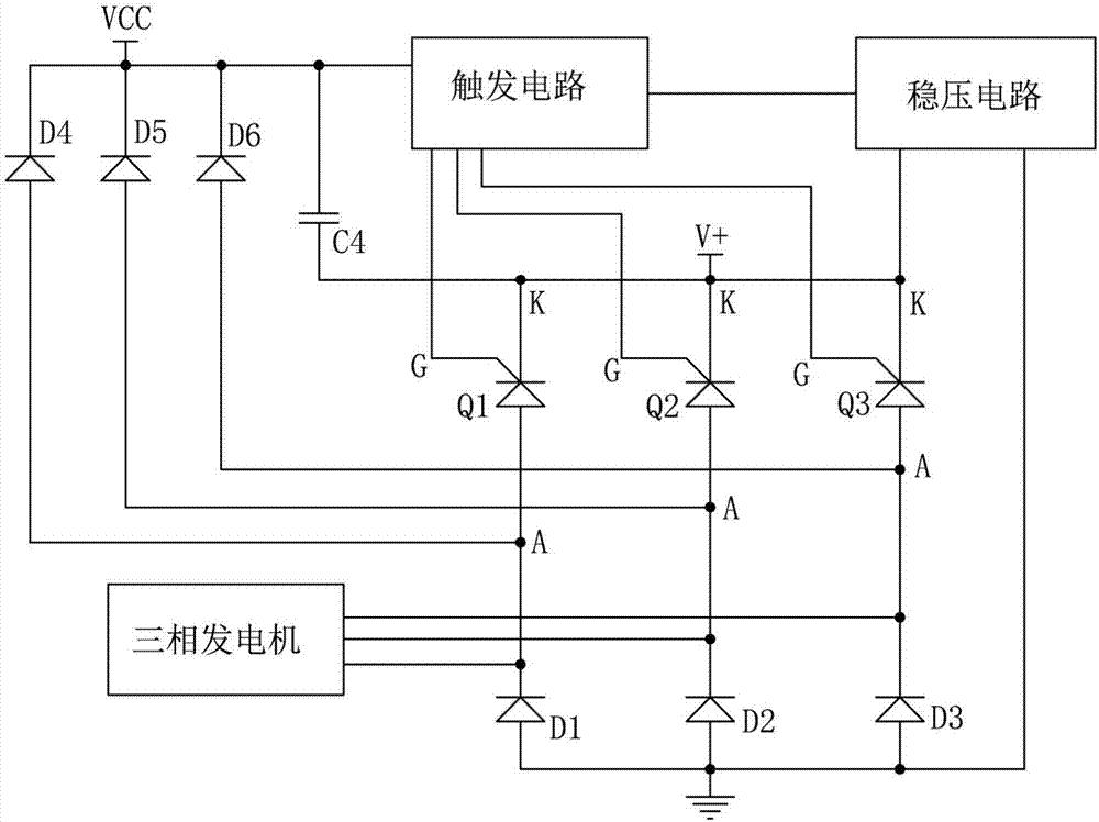 一种可控硅触发供电电路的制作方法