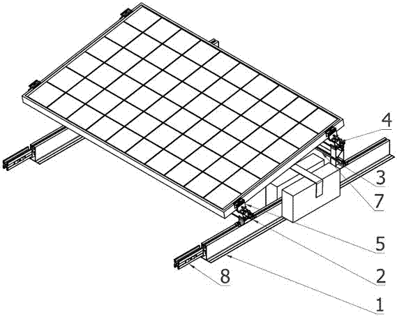 无渗透式屋面光伏支架的制作方法