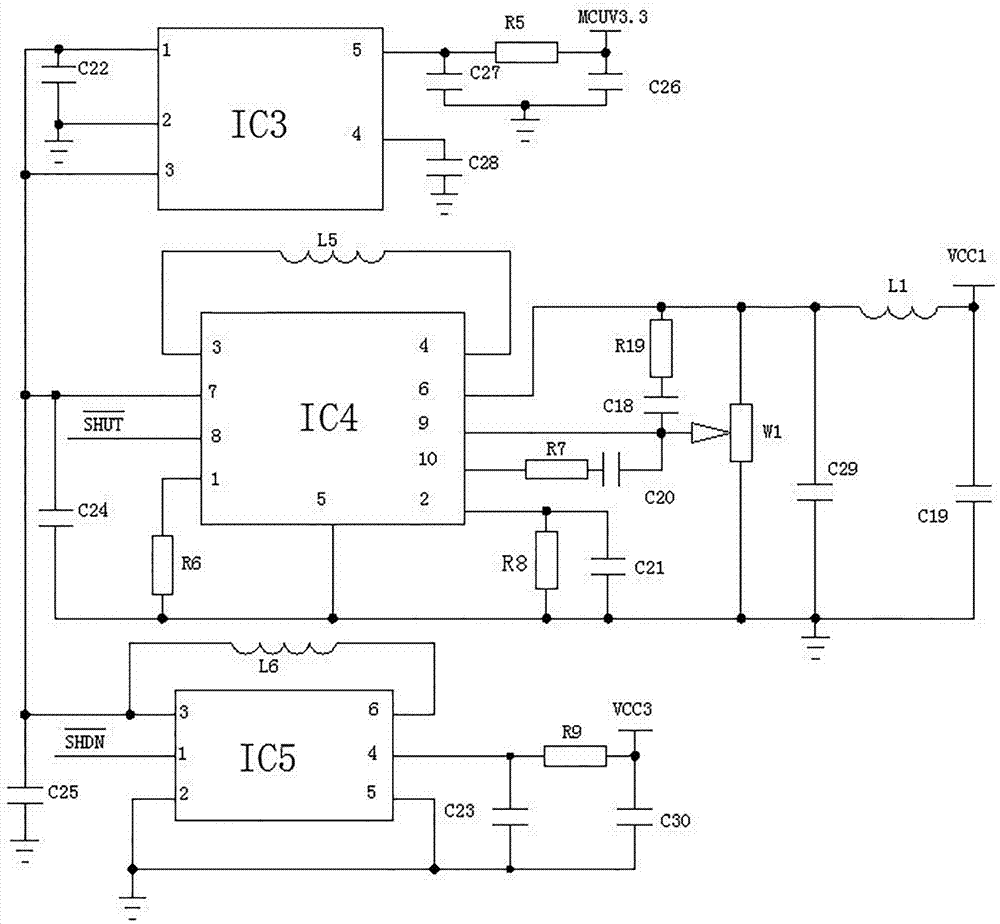 一种基于LCπ型滤波器设计的电压转换电路的制作方法
