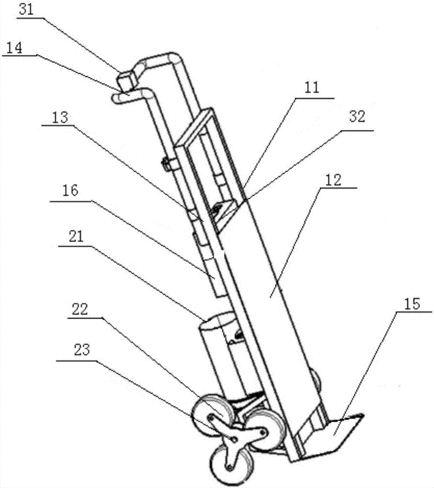 电动爬楼机原理结构图图片
