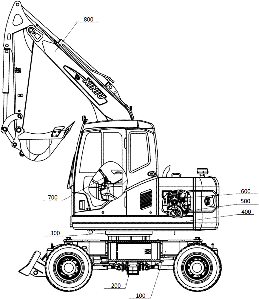 gjw111轮式挖掘机图解图片