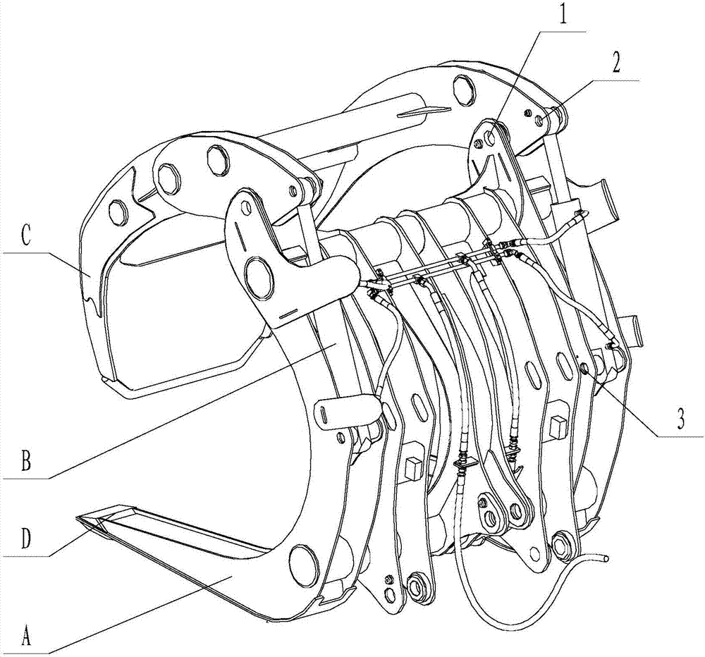 装载机木材抓具的制作方法