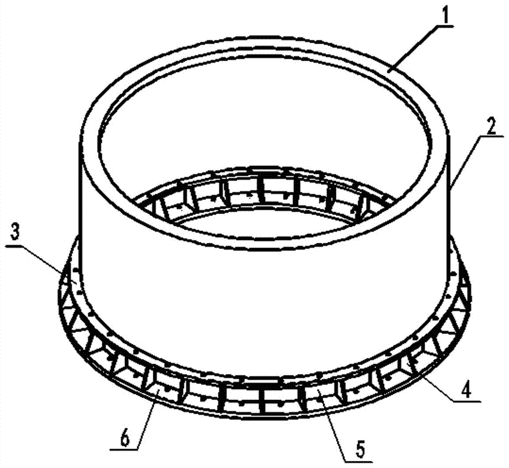 一种风力发电机组基础环的制作方法