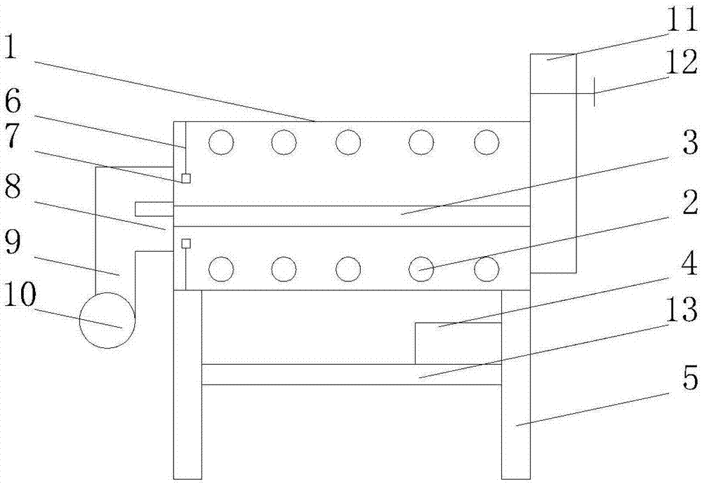 一种环保耐高温阻燃隔热型建筑保温板烘干装置的制作方法