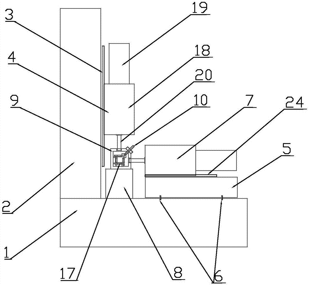 一种塔身主弦杆端头孔加工机的制作方法