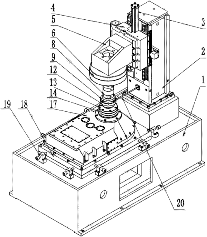 滚齿机工作台结构图图片