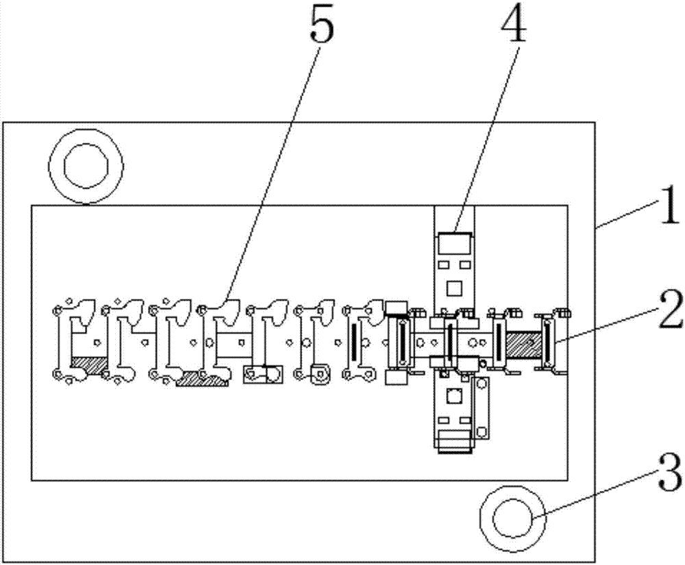 一种自行车右连杆一次成型模具的制作方法