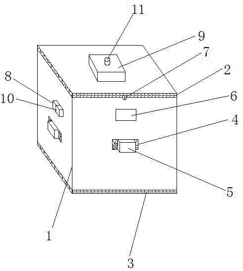 一种制作解剖标本用固定盒的制作方法