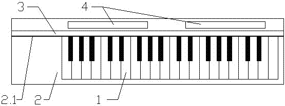 磁吸附式乐理滑动标尺的全乐理口风琴的制作方法