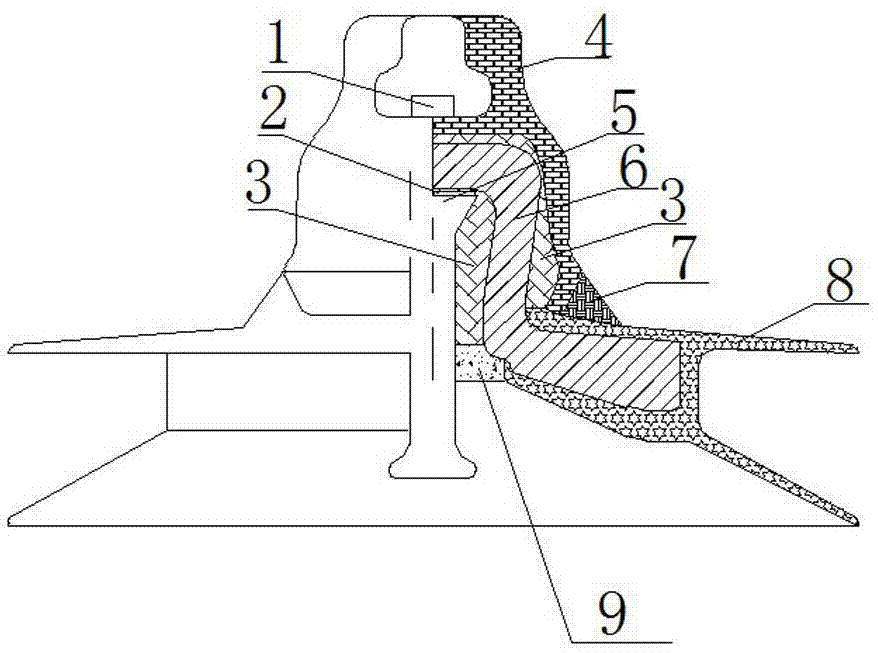 盘式绝缘子结构图图片
