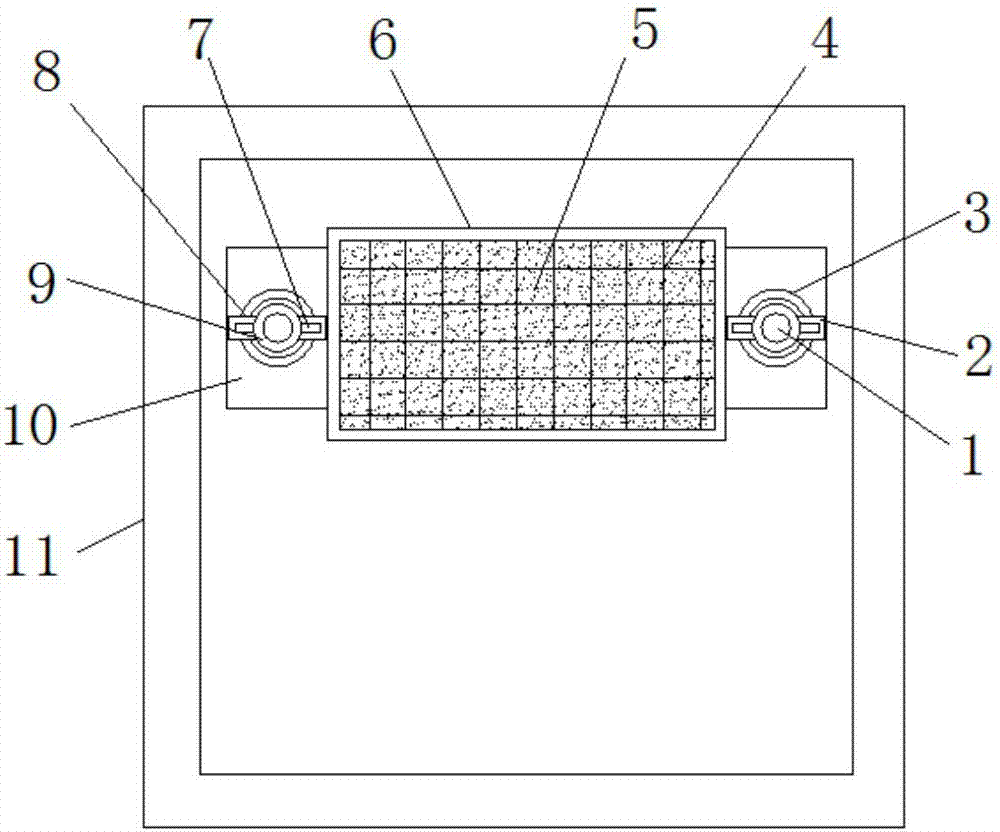 一种电气柜方便更换的散热窗的制作方法