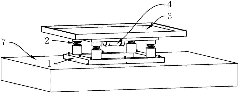 振动平台结构图图片