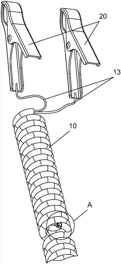 一种弹簧电缆电瓶夹的制作方法