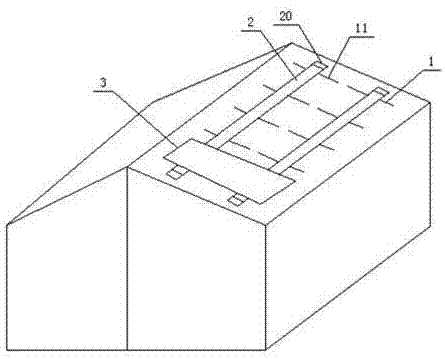 一种用于钢结构建筑屋顶施工的滑轨输送系统的制作方法