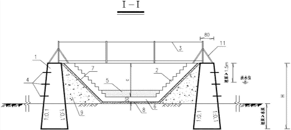 一种适用于水源地保护区内用于收集桥面径流的应急池的制作方法