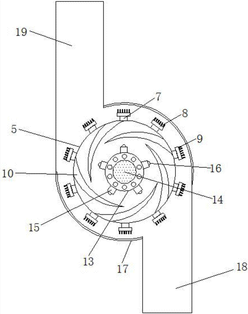 一种具有清洁功能的离心泵叶轮的制作方法