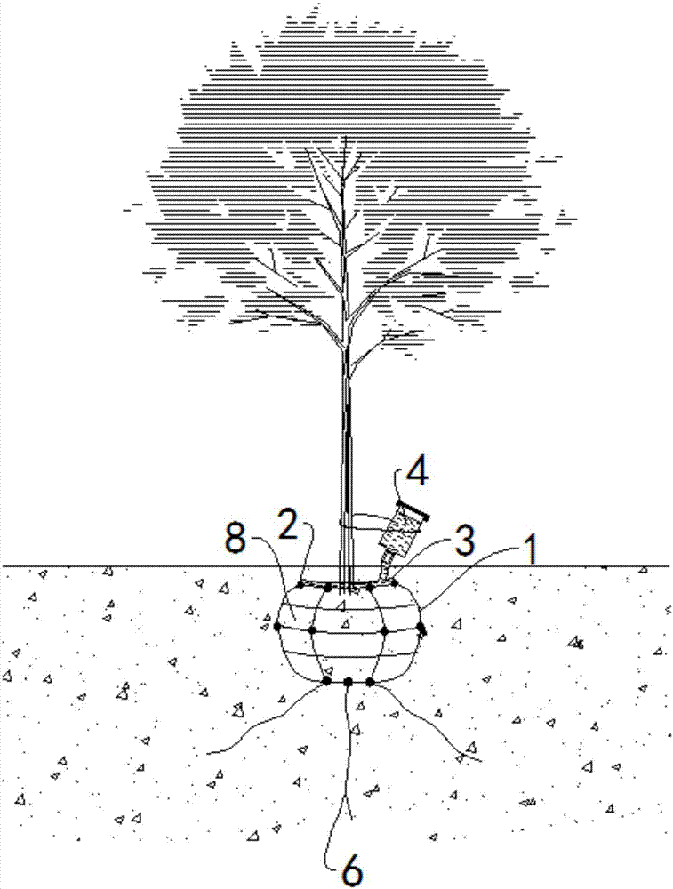 一种树木移植土球包裹装置的制作方法