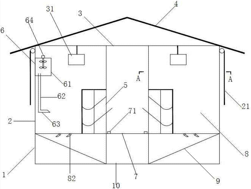 便于饲喂和排便的羊舍的制作方法