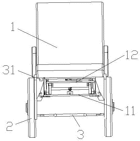 一种可调节升降轮椅的制作方法