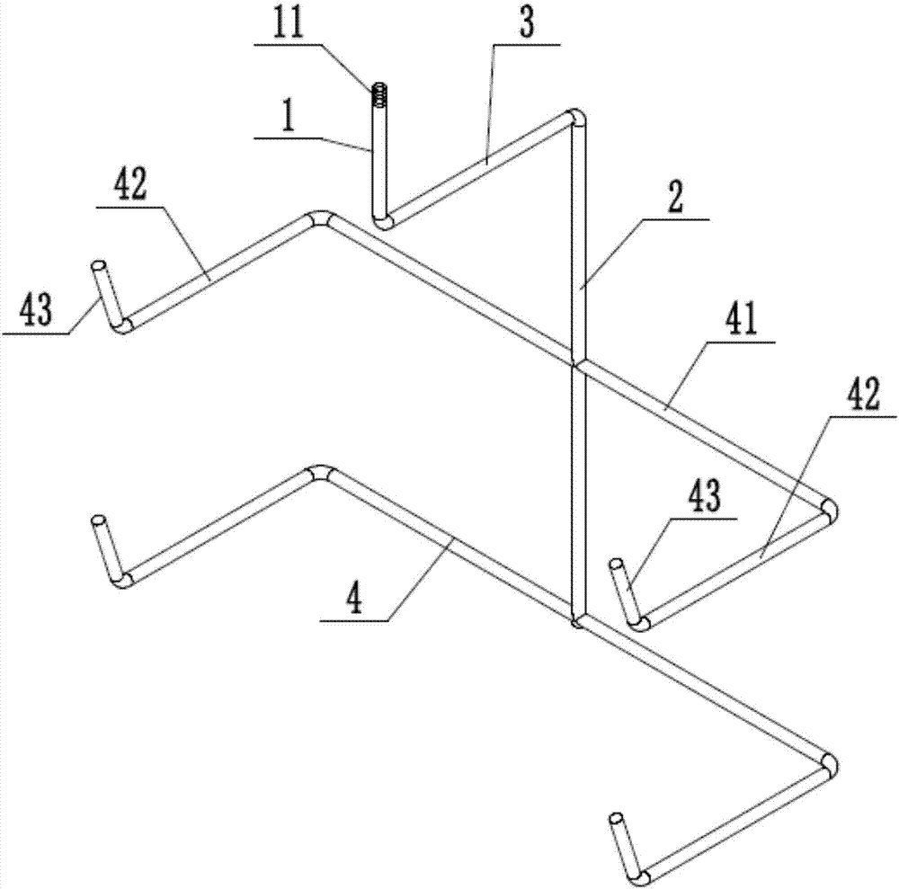 一种保险杠悬挂式输送用挂具的制作方法