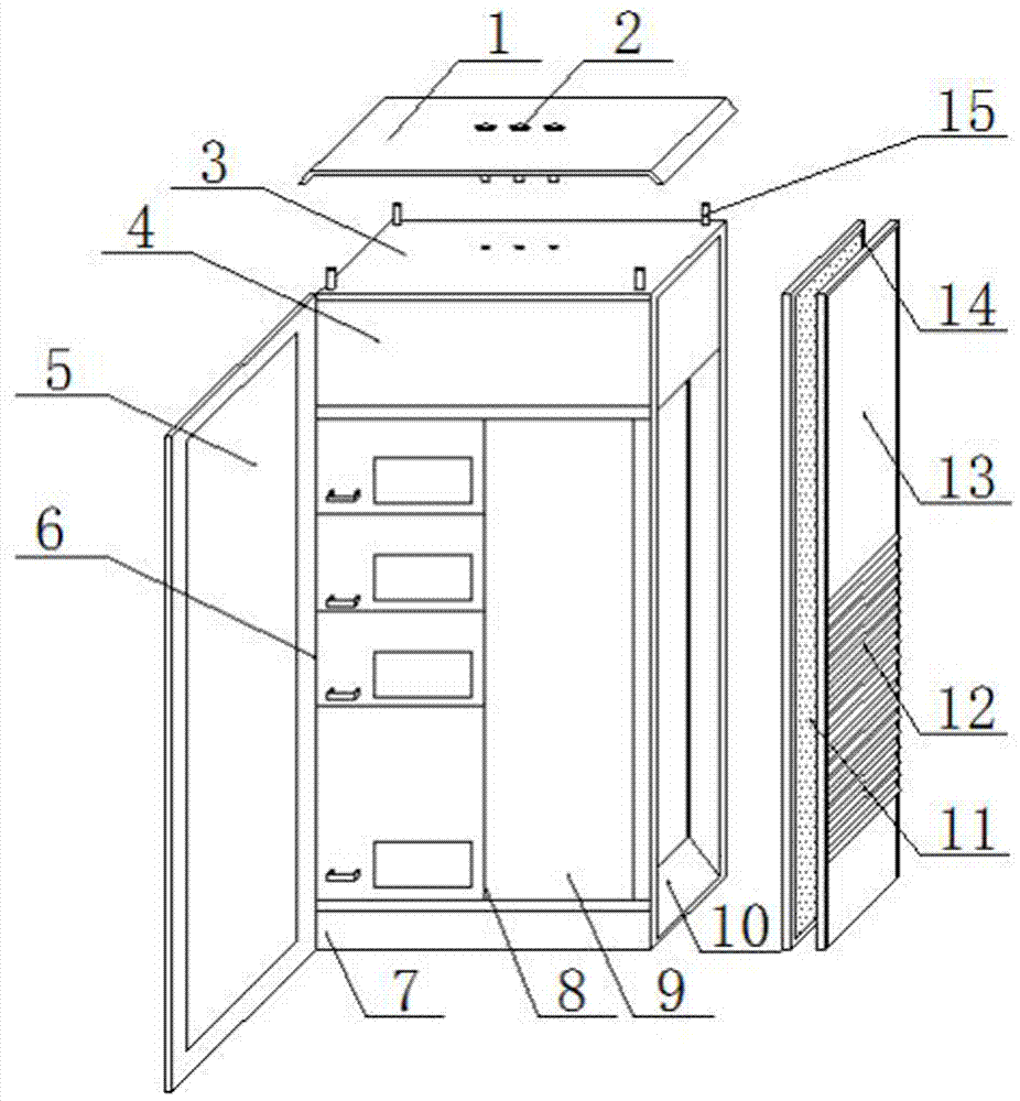 用于室外的抽出式开关柜设备柜体的制作方法