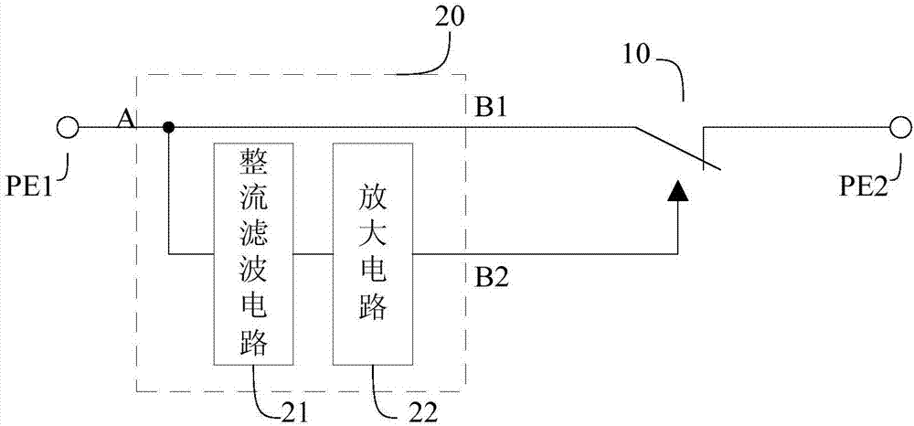 市电地线隔离电路、漏电保护器和电器产品的制作方法