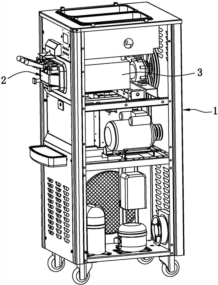 冰淇淋机内部构造图片