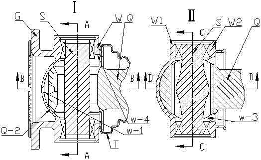 一字轴式传动轴的制作方法