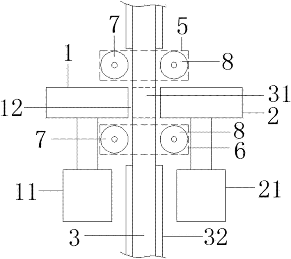 不锈钢管的双向抛光机的制作方法