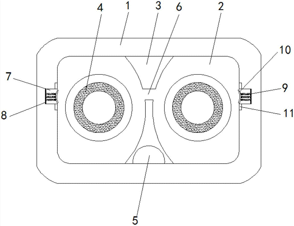 一种共享用VR眼镜套的制作方法