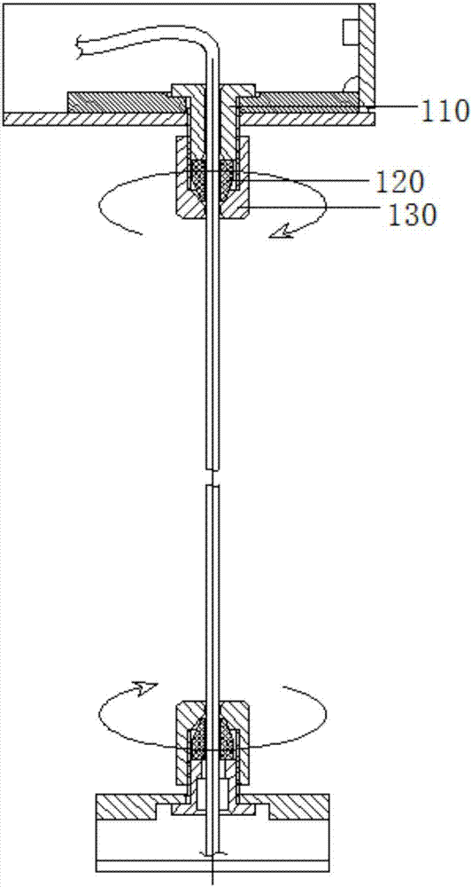 一种吊灯的锁线扣及吊灯的制作方法