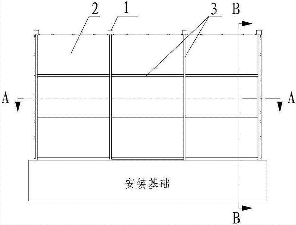 一种户外电磁屏蔽墙的自适应安装结构及其施工方法与流程