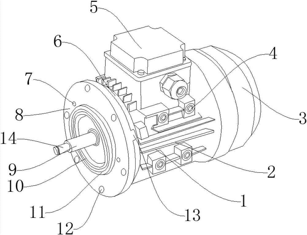 微型摆线针轮减速机专用电机的制作方法