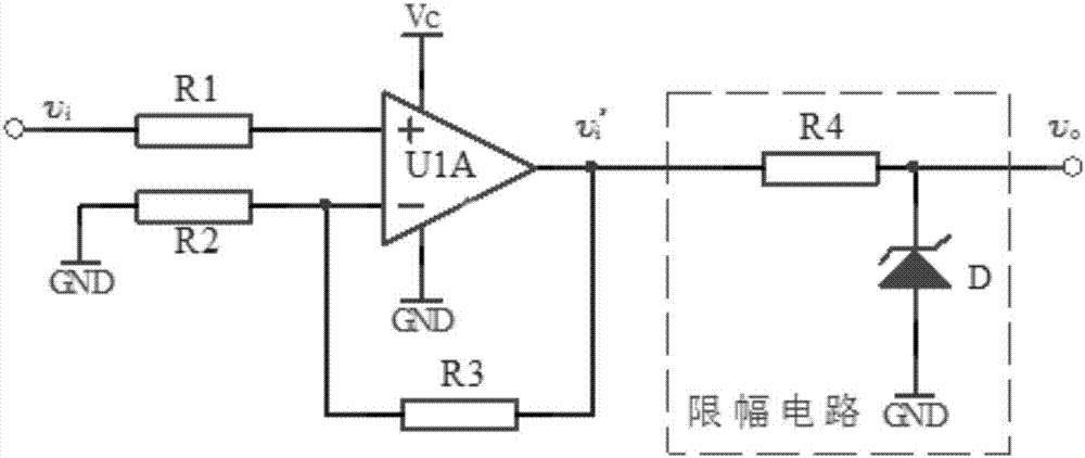 一种精密的信号限幅电路的制作方法