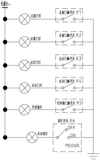 一种减少汽车蓄电池日常损耗的结构的制作方法