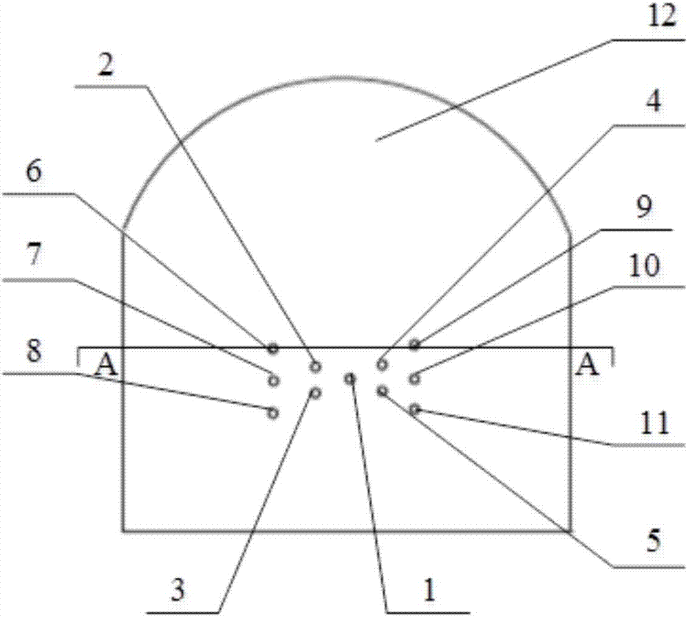 一種直孔斜孔相結合的掏槽方法與流程