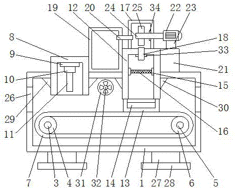 一种低硼玻璃生产用钢化装置的制作方法